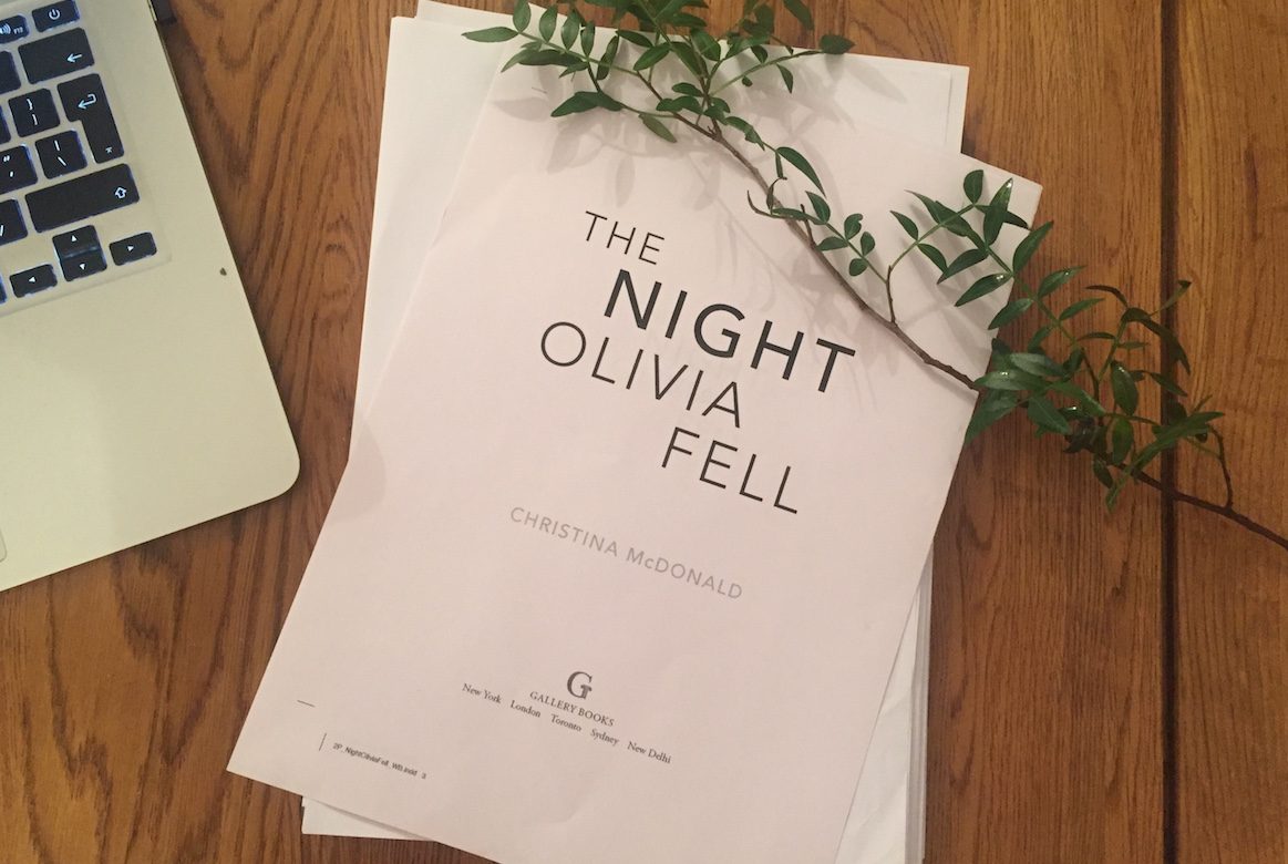 Writing The Night Olivia Fell